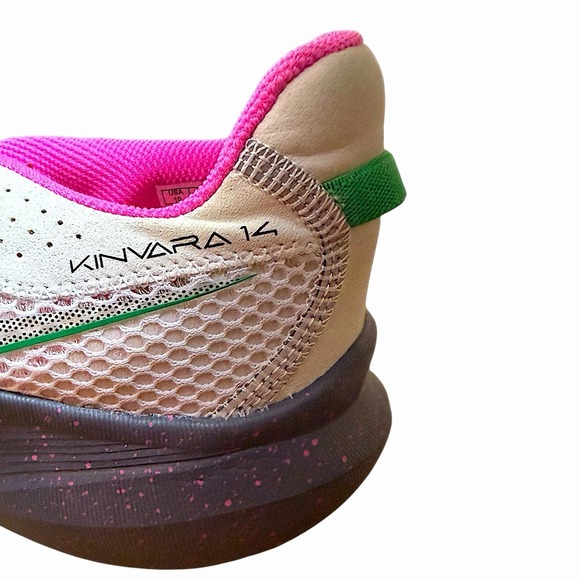 Saucony Kinvara 14 Women's Running Shoes Sneakers White Gravel Grey Size 10 - Picture 7 of 13